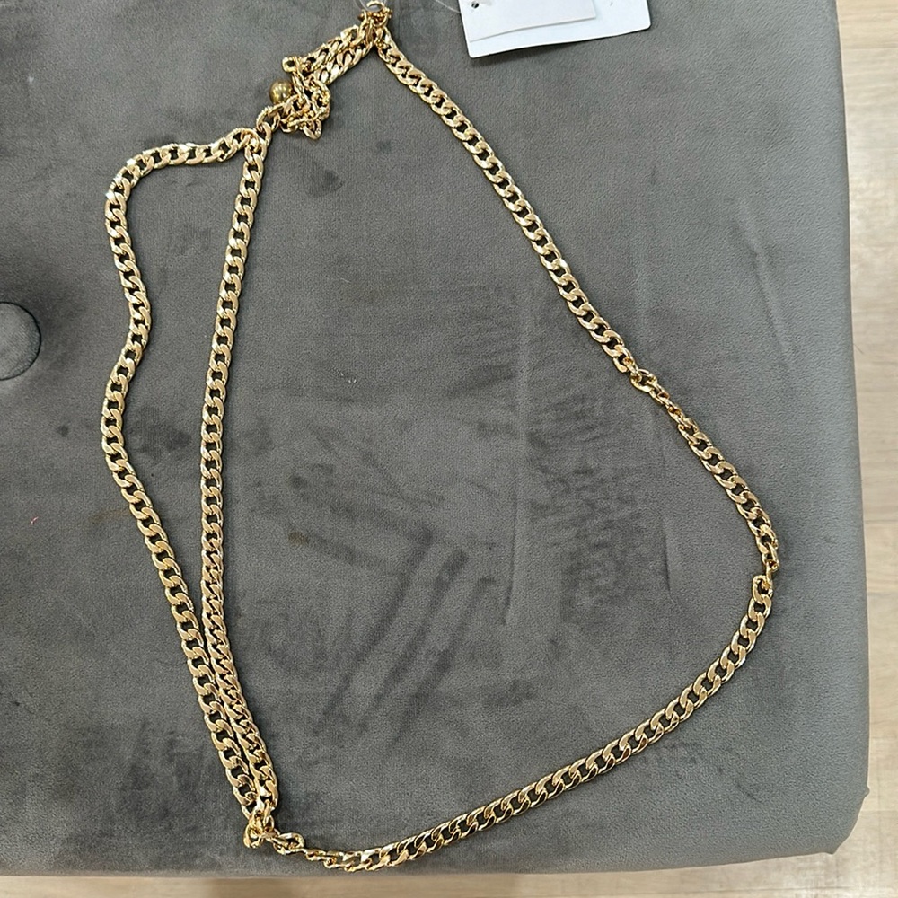 Gold chain belt